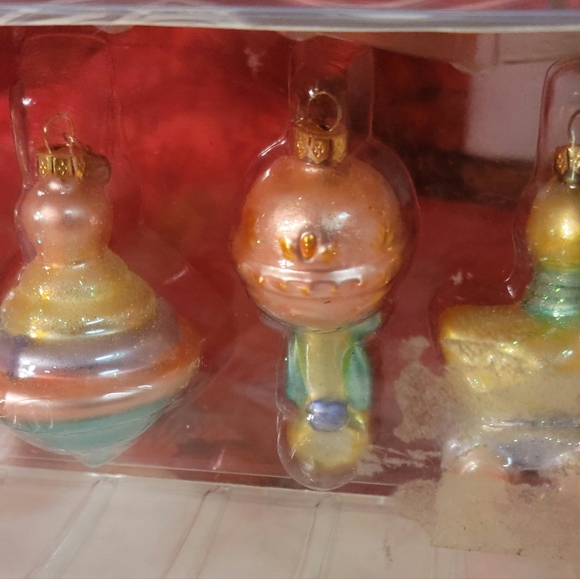 BNIB Baby's Glass and Sparkly Ornaments, Department 56. - Picture 4 of 10